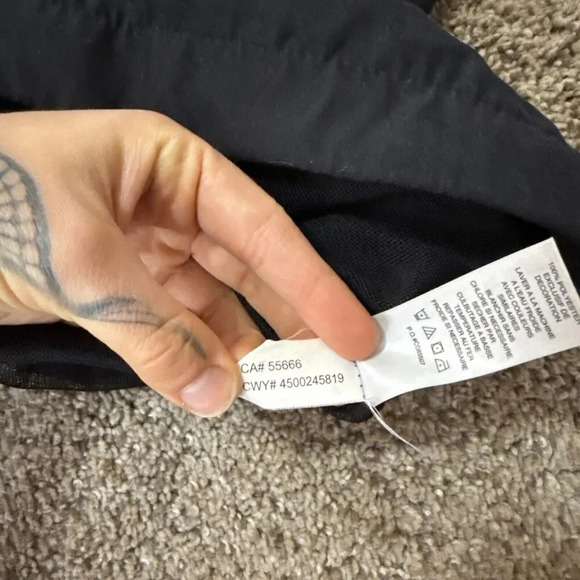 Calloway Pullover 1/4 Zip Sweater Mens‎ L Black All Weather Series Windbreaker - Picture 11 of 12